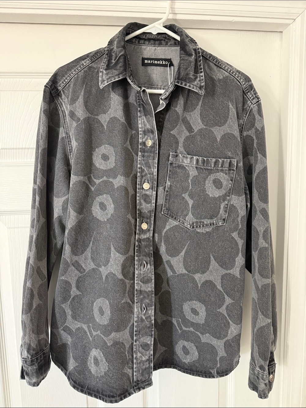 MARIMEKKO Maridenim Vaihe Unikko Denim Shirt
